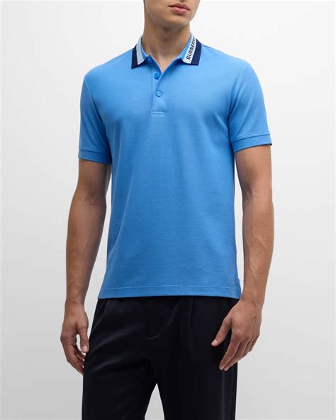 burberry edney polo t-shirt|Burberry Men's Edney Logo.